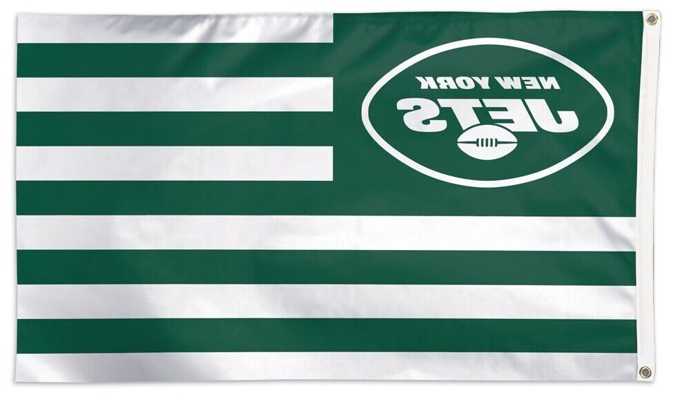 New York Jets Patriotic Flag 3x5