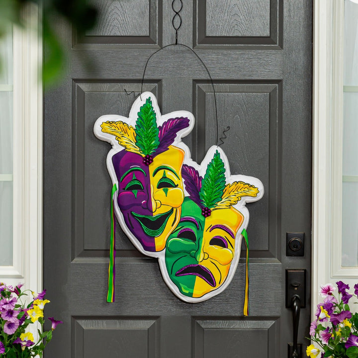 Mardi Gras Theatre Mask Door Decoration