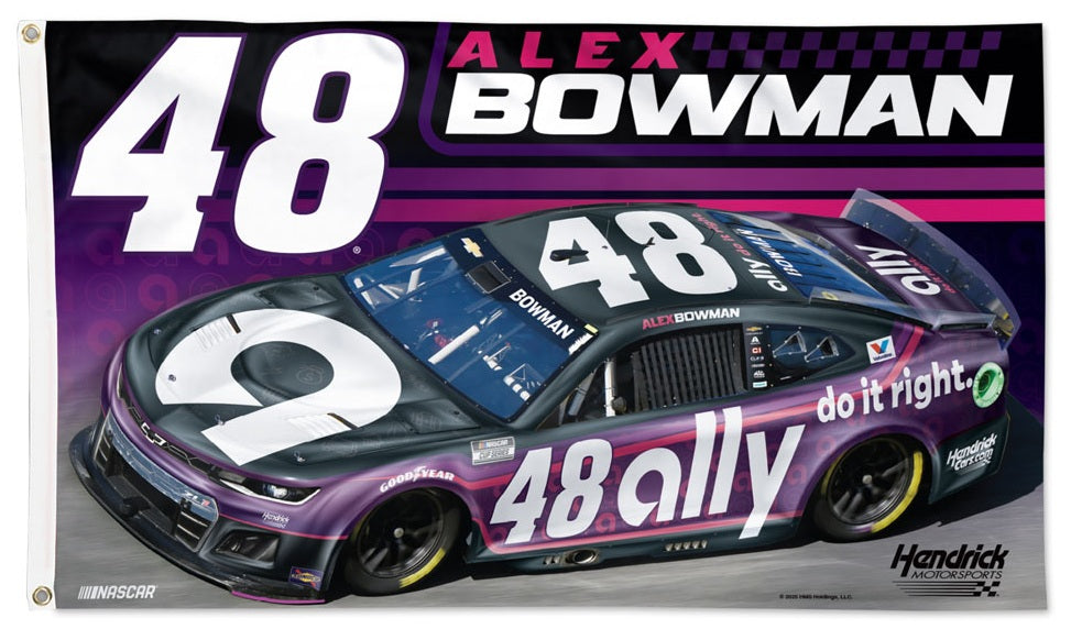 Alex Bowman 3x5 Flag 2025 heartlandflags