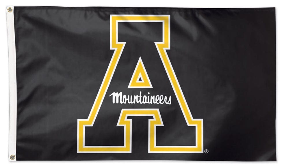 Appalachian State Mountaineers Flag 3x5 Black heartlandflags