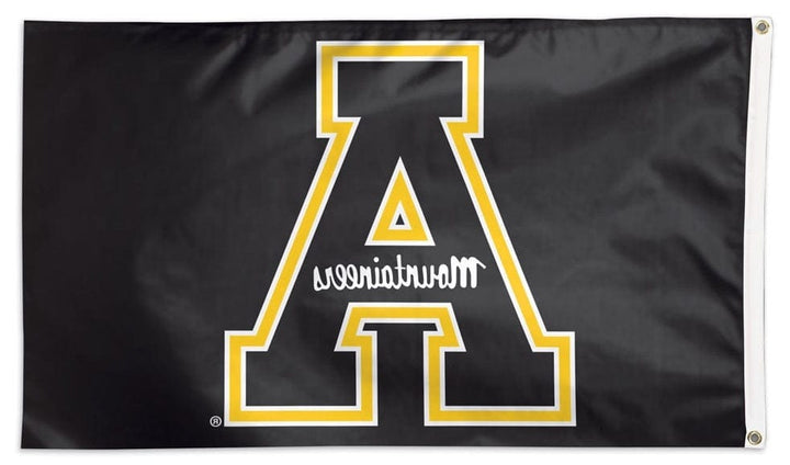 Appalachian State Mountaineers Flag 3x5 Black heartlandflags