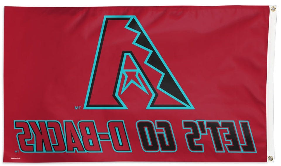 Arizona Diamondbacks Flag 3x5 Let's Go D-Backs heartlandflags