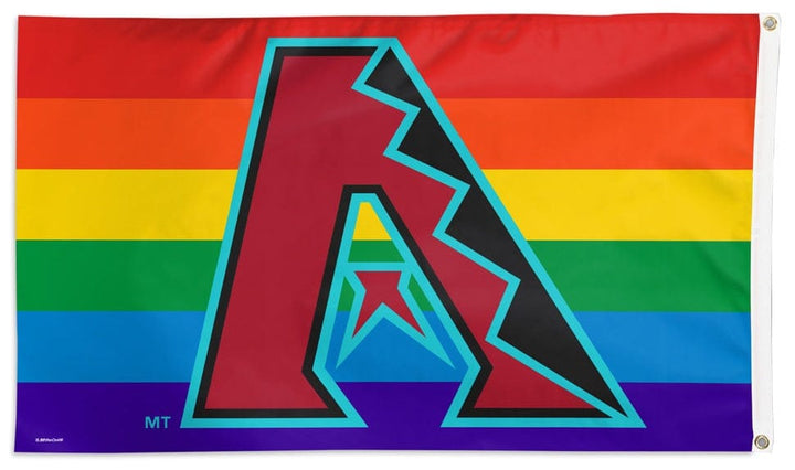 Arizona Diamondbacks Flag 3x5 Rainbow Pride heartlandflags