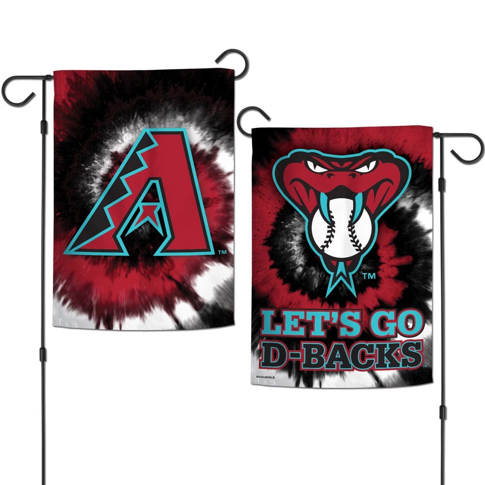 Arizona Diamondbacks Garden Flag 2 Sided Tie Dye heartlandflags