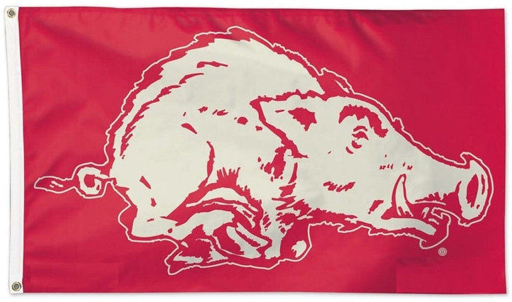 Arkansas Razorbacks Flag 3x5 College Vault Retro Logo heartlandflags