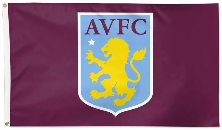 Aston Villa Flag 3x5 Logo AVFC heartlandflags