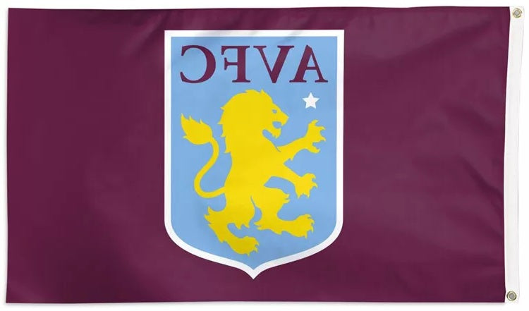 Aston Villa Flag 3x5 Logo AVFC heartlandflags