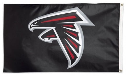 Atlanta Falcons Flag 3x5 Logo Black heartlandflags