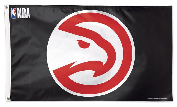 Atlanta Hawks Flag 3x5 Black heartlandflags