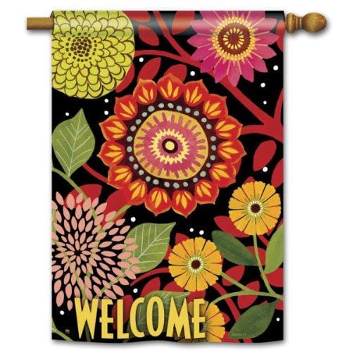 Autumn Bloom Flag 2 Sided Decorative Banner heartlandflags