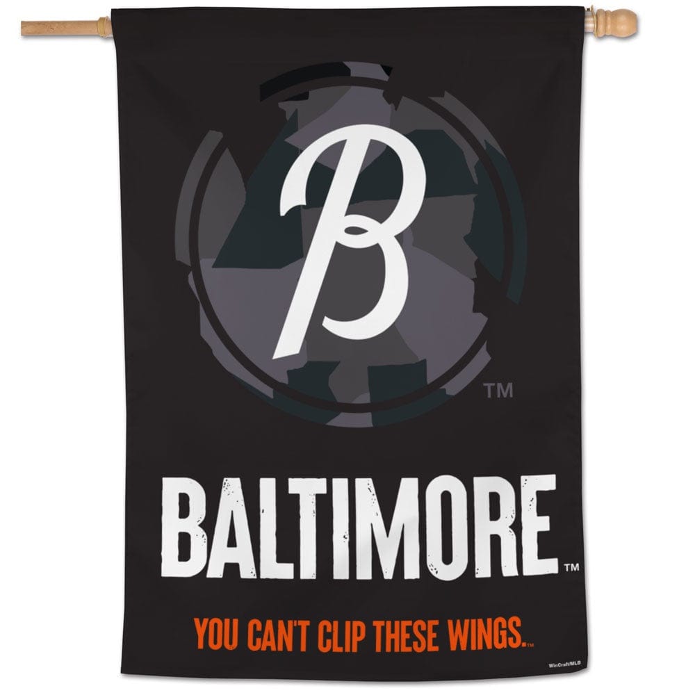 Baltimore Orioles Banner City Connect House Flag heartlandflags