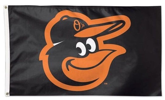 Baltimore Orioles Flag 3x5 Black 2 Sided heartlandflags