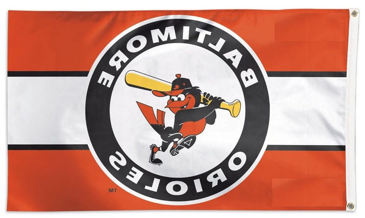 Baltimore Orioles Flag 3x5 Retro Throwback Cooperstown heartlandflags