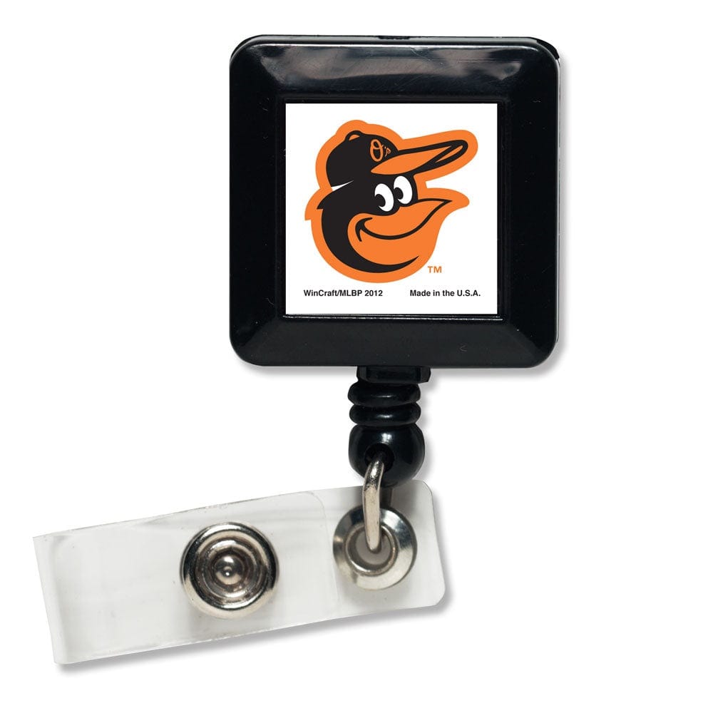 Baltimore Orioles Reel Retractable Name ID Badge Holder heartlandflags