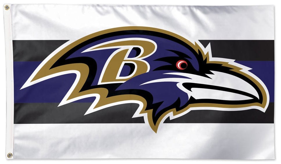 Baltimore Ravens Flag 3x5 Away Stripe heartlandflags