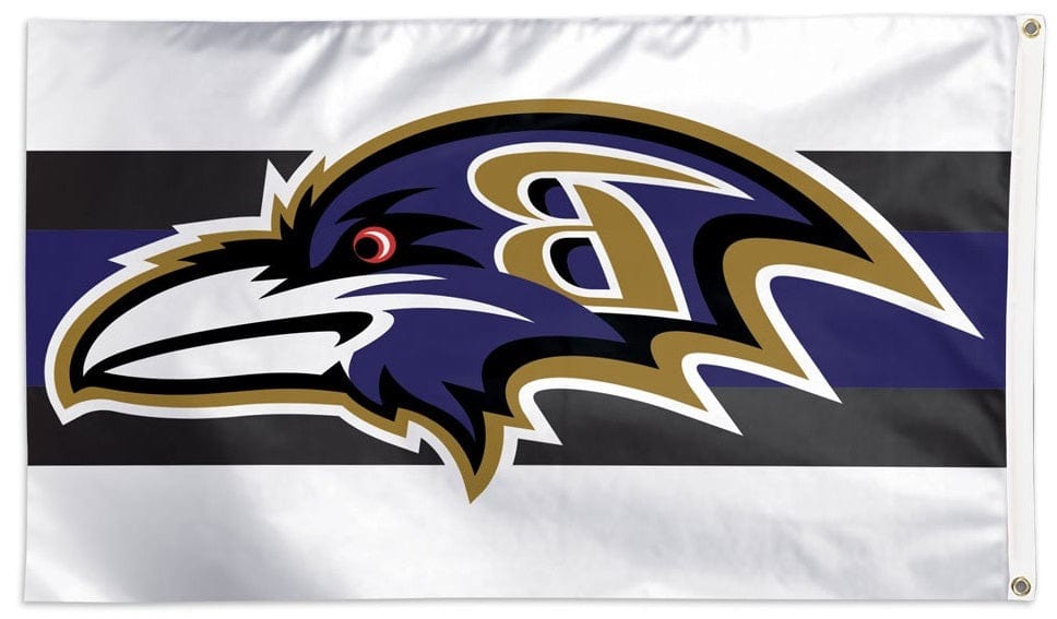 Baltimore Ravens Flag 3x5 Away Stripe heartlandflags