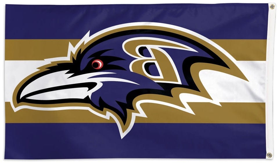 Baltimore Ravens Flag 3x5 Color Rush heartlandflags