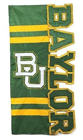 Baylor Bears Flag Vertical Applique House Banner heartlandflags