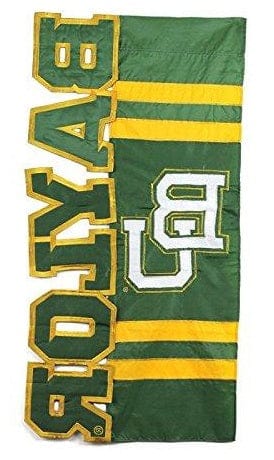 Baylor Bears Flag Vertical Applique House Banner heartlandflags