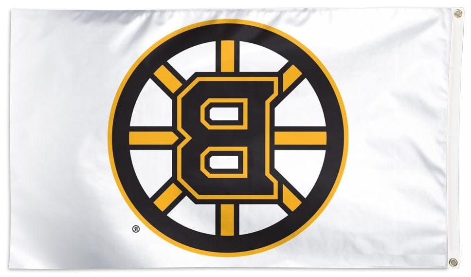 Boston Bruins Flag 3x5 White heartlandflags