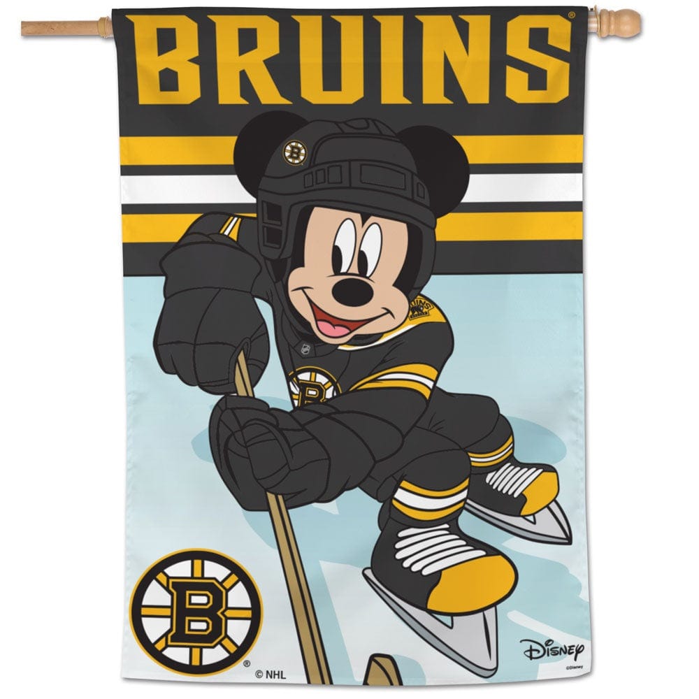 Boston Bruins Flag Mickey Mouse Hockey House Banner heartlandflags