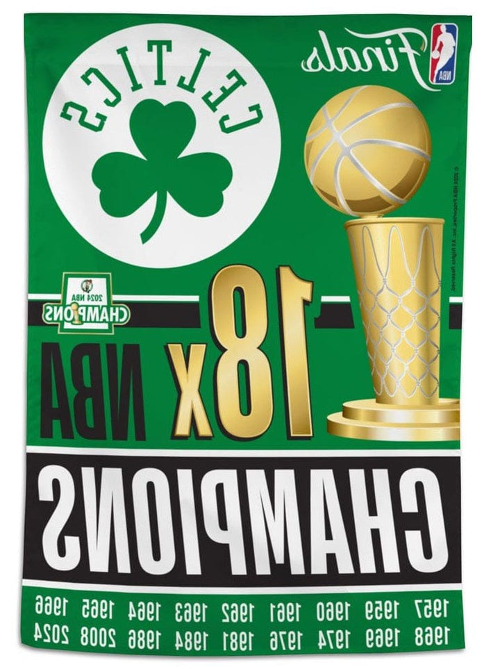 Boston Celtics Banner 18x NBA Champions heartlandflags