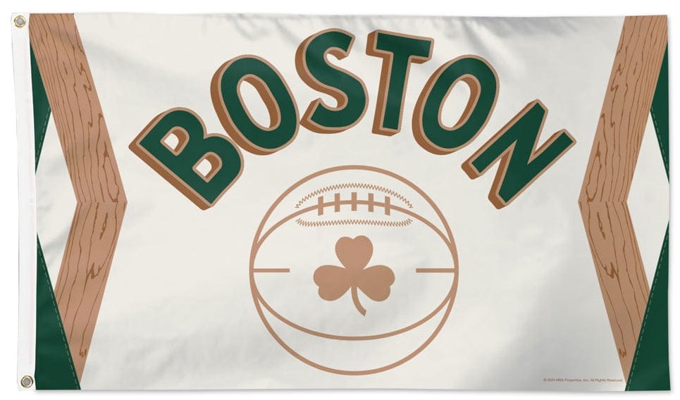 Boston Celtics Flag 3x5 City Logo 2023 heartlandflags