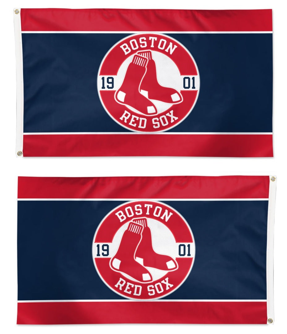 Boston Red Sox Embroidered Flag 2 Sided 3x5 heartlandflags