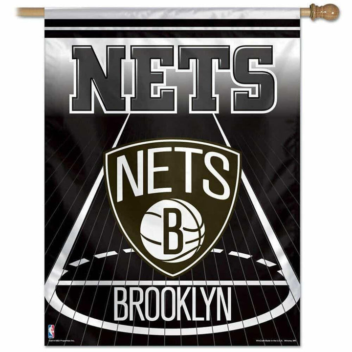 Brooklyn Nets Banner Basketball House Flag heartlandflags