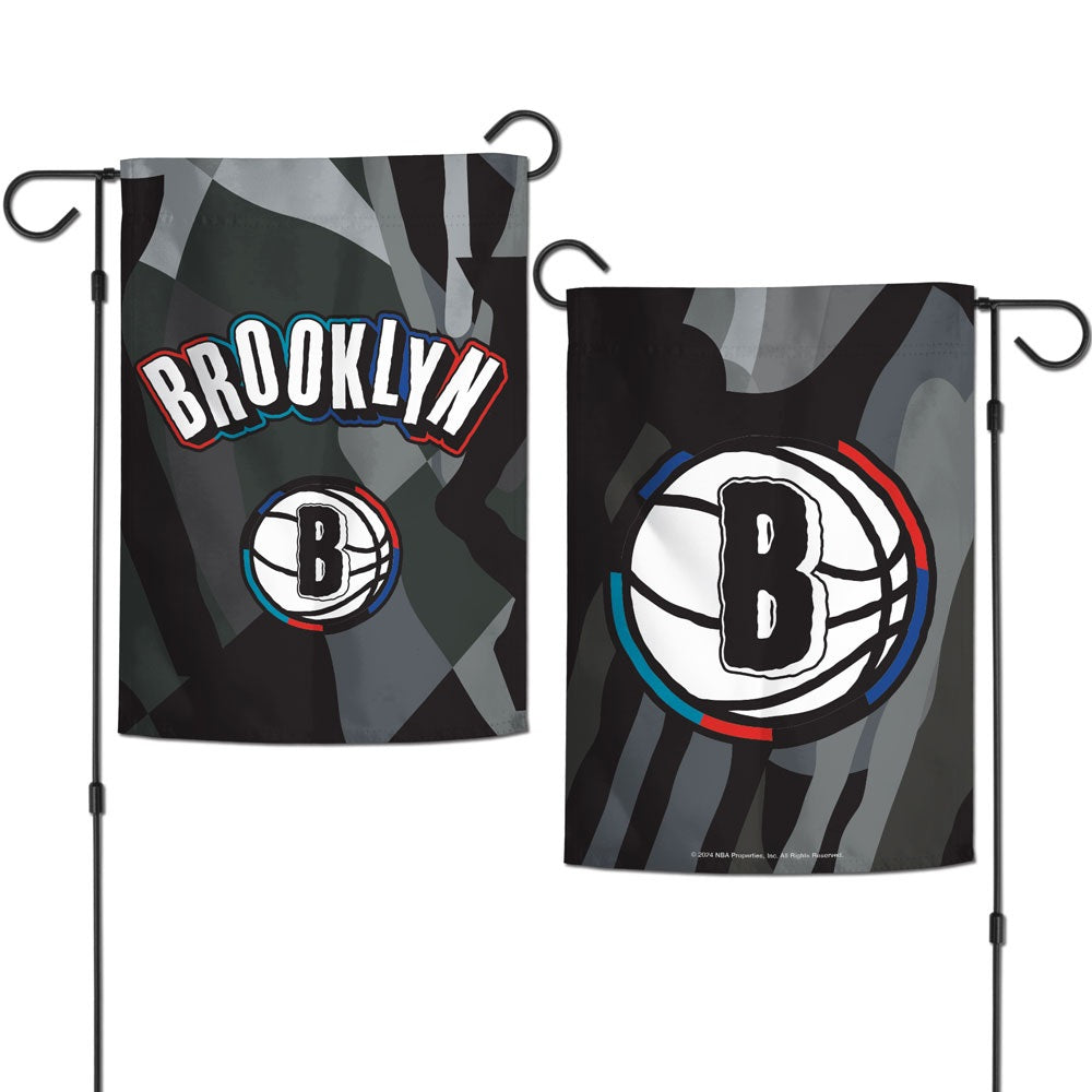 Brooklyn Nets City Garden Flag 2 Sided heartlandflags