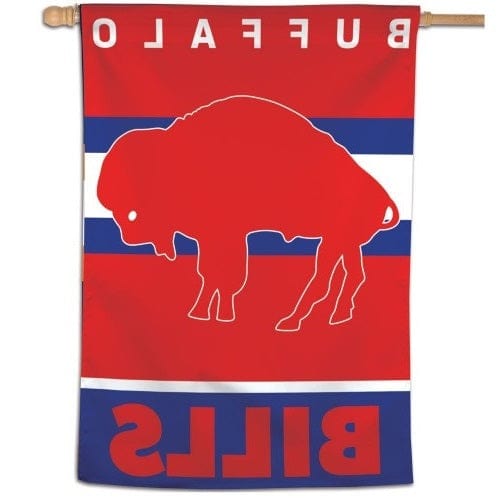 Buffalo Bills Banner Flag Retro Logo heartlandflags