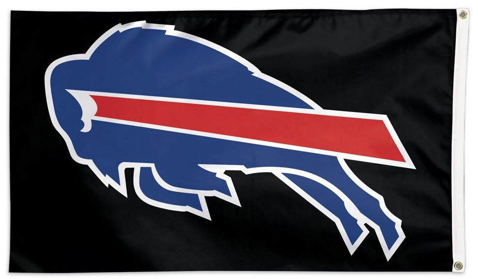 Buffalo Bills Flag 3x5 Black heartlandflags