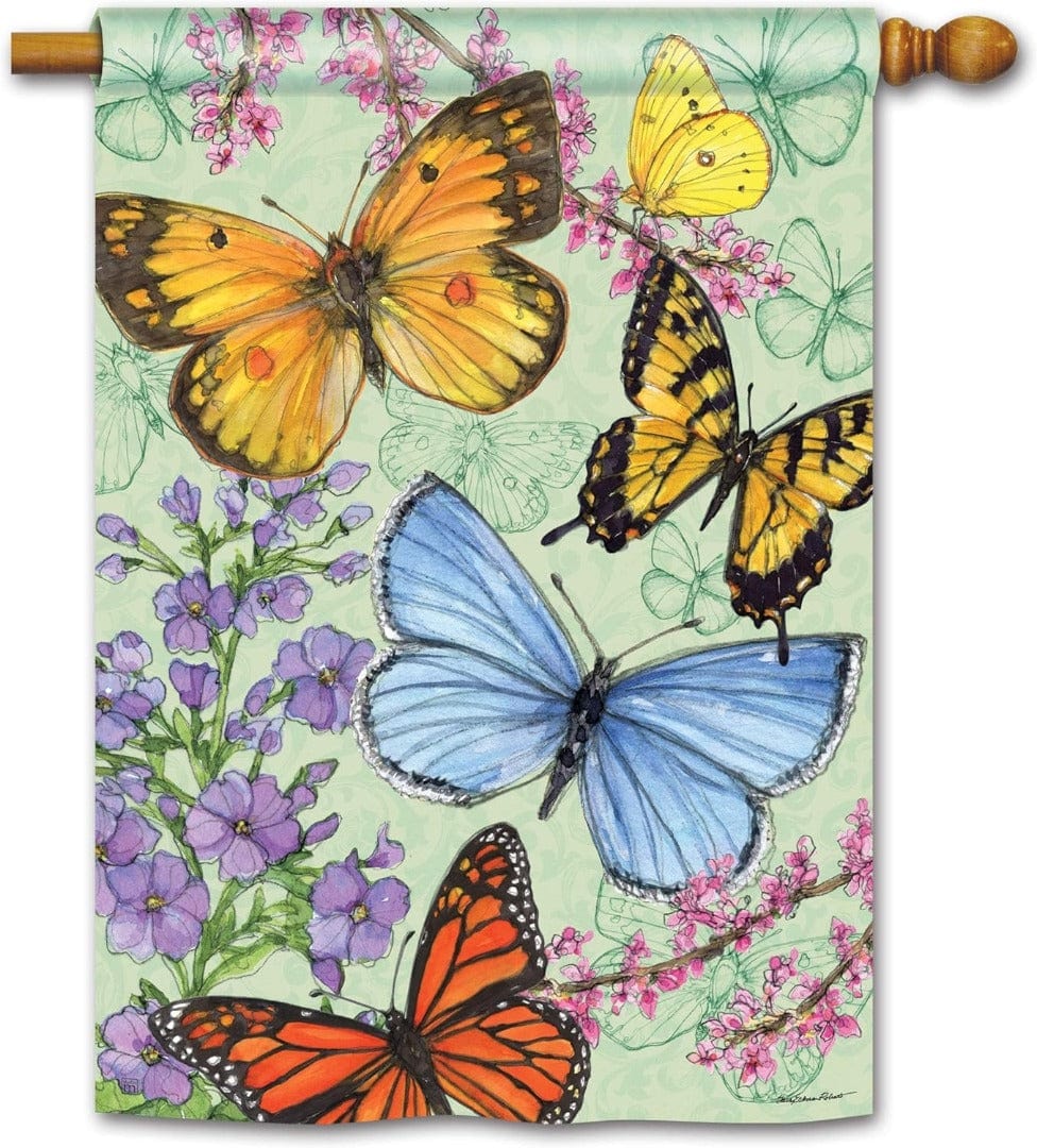 Butterfly Dance Banner 2 Sided heartlandflags