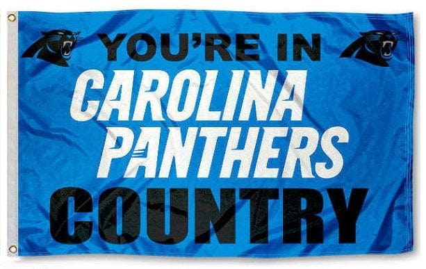 Carolina Panthers Flag 3x5 Country Slogan heartlandflags