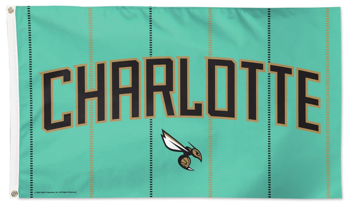 Charlotte Hornets City Edition Flag heartlandflags