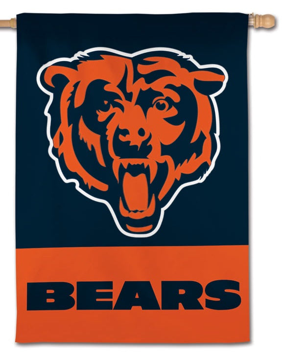 Chicago Bears Applique Banner 2 Sided heartlandflags