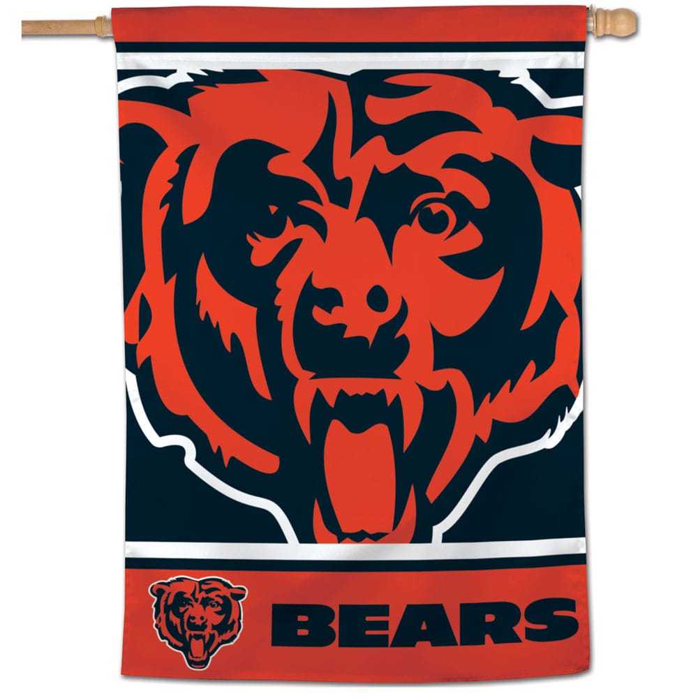 Chicago Bears Banner Mega Logo House Flag heartlandflags