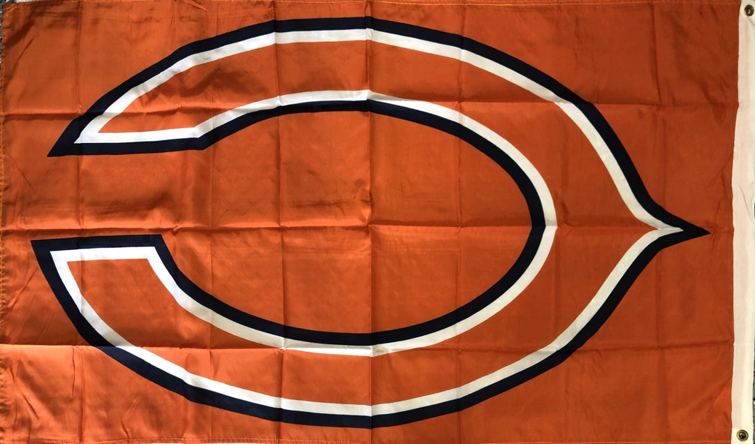 Chicago Bears Flag 3x5 Logo Orange heartlandflags