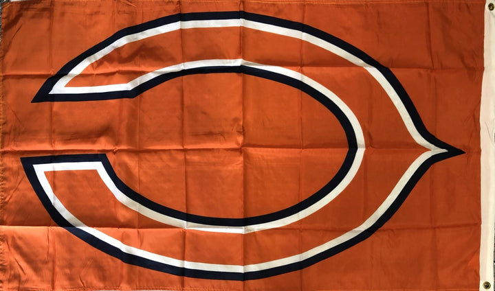 Chicago Bears Flag 4x6 Logo Orange heartlandflags