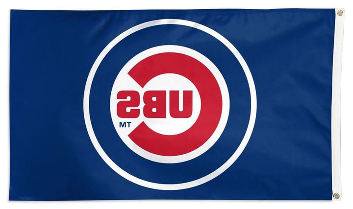 Chicago Cubs Flag 3x5 Bullseye Logo Single Sided heartlandflags