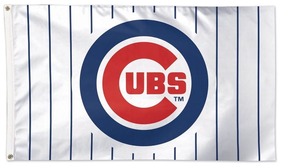 Chicago Cubs Flag 3x5 Pinstripe 2 Sided heartlandflags