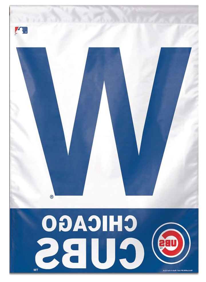 Chicago Cubs Win Banner W House Flag heartlandflags