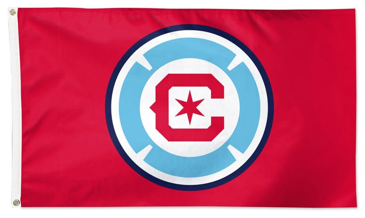 Chicago Fire Flag 3x5 Logo Soccer heartlandflags