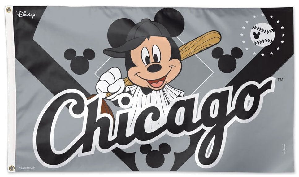 Chicago White Sox Flag 3x5 Mickey Mouse Baseball heartlandflags