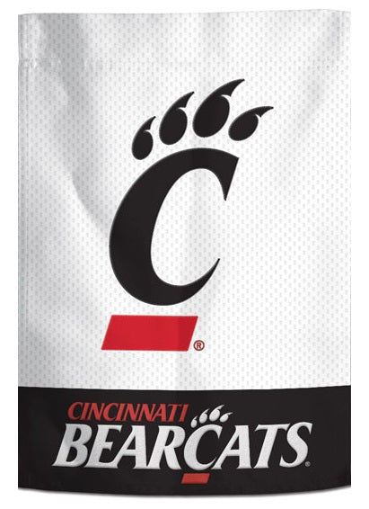 Cincinnati Bearcats Garden Flag 2 Sided Embroidered heartlandflags