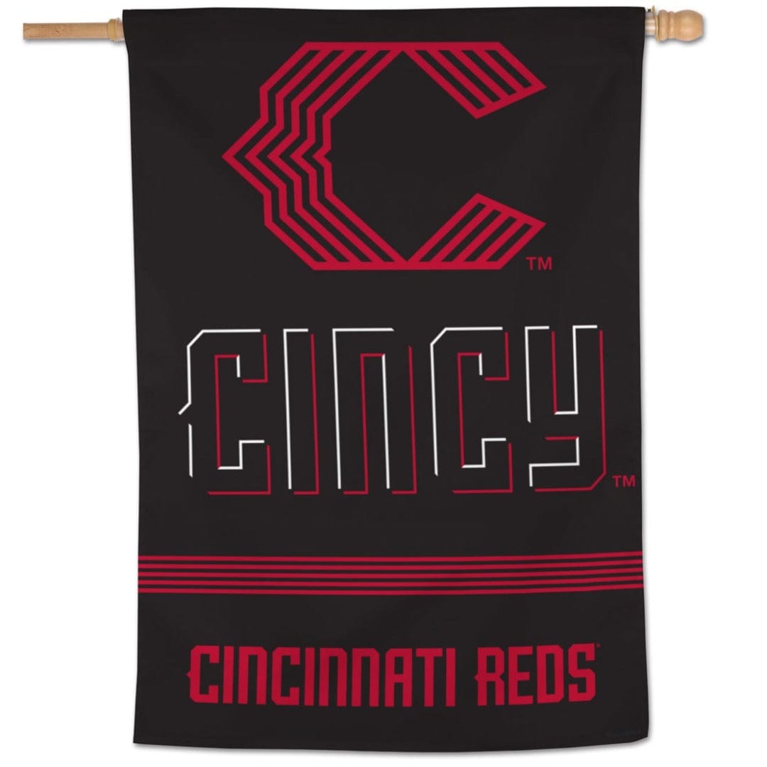 Cincinnati Reds Banner City Connect House Flag heartlandflags