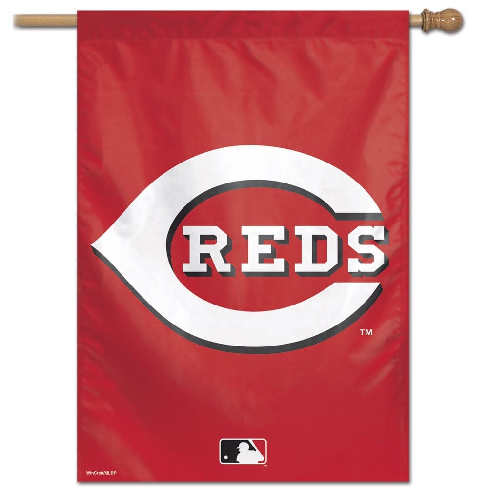 Cincinnati Reds Banner Logo House Flag heartlandflags