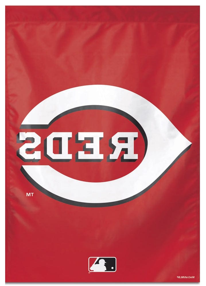 Cincinnati Reds Banner Logo House Flag heartlandflags