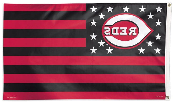 Cincinnati Reds Flag 3x5 Americana Stars and Stripes heartlandflags