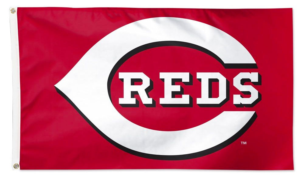 Cincinnati Reds Flag 3x5 Current Logo heartlandflags